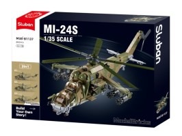 Model Bricks M38-B1137 Gunship MI-24S Hind 3in1 [Sluban]