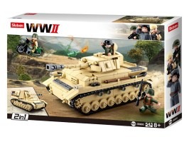 WW2 M38-B0693 Tanc german mare 2in1 [Sluban]