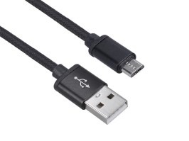 Cablu USB durabil USB-A la USB-B (Micro-USB), 1m [Solight]