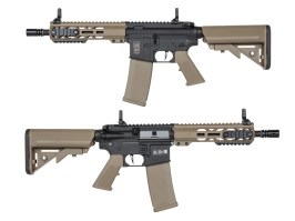 Pușcă airsoft SA-F08 FLEX™ HAL ETU - Negru / TAN [Specna Arms]