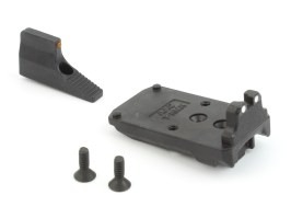 Adaptor RMR din oțel și set vizor frontal pentru AAP-01 Assassin [Action Army]