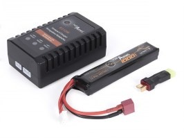 Set combinat: Încărcător Li-Po, baterie Li-Ion B310W +11.1V baterie 1000mAh [TopArms]