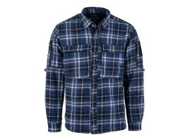 Cămașă din flanel Contractor - Albastru/gri [TF-2215]