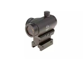 Compact II Reflex Sight Replica cu montură înaltă - Negru [Theta Optics]