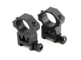 Suport optic din două părți de 25 mm pentru șină RIS (înalt) [Theta Optics]