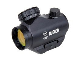 A1 Mini 1x21 RUGGED Red Dot cu montare joasă - Negru [Theta Optics]