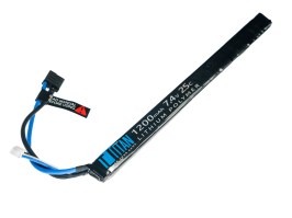 Baterie Li-Po 7,4V 1200mAh 25C - Mini AK stick cu Dean [TITAN]