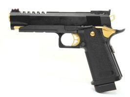 Pistol airsoft Hi-Capa 5.1 Gold match, cu gaz (GBB) [Tokyo Marui]