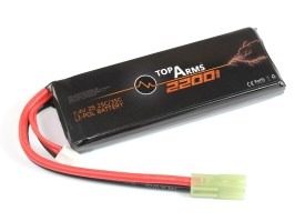 Baterie Li-Po 7,4V 2200mAh 25C/35C - Mini Block [TopArms]