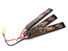 Baterie Li-Po 11,1V 1000mAh 20C/30C - CQB (triplă) [TopArms]