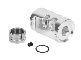 Compensator TYPE-A (14mmCCW) pentru AAP-01 - argintiu [TTI AIRSOFT]