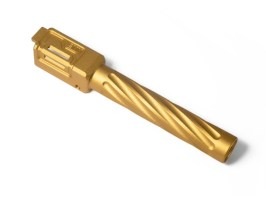 CNC Țeava exterioară fixă pentru TM/WE G 17/18C Gen.3, filet 11mm - Golden [TTI AIRSOFT]