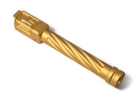 CNC Baril exterior fix pentru TM/WE G 17/18C Gen.3, filet -14mm - Golden [TTI AIRSOFT]