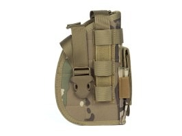 Husă universală pentru centură de pistol/MOLLE cu buzunar pentru încărcător - Multicam [AITAG]