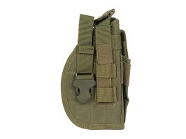 Husă universală pentru centură de pistol/MOLLE cu buzunar pentru încărcător - Olive Drab [AITAG]