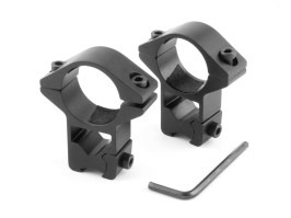 suporturi de lunetă de 25,4 mm pentru șine Dovetail - înalte [Vector Optics]