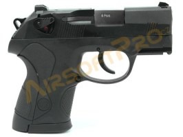 Pistol airsoft Compact Bulldog - 2x încărcător, negru, blowback [WE]