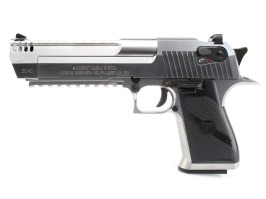 Pistol airsoft DE L6 .50AE GBB, glisieră metalică, blowback - argintiu [WE]