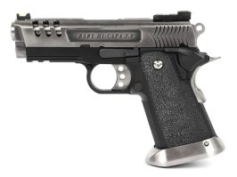 Pistol airsoft HI-CAPA 3.8 Deinonychus - full metal, blowback - argintiu [WE]