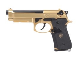 Pistol airsoft M9 A1, fullmetal, blowback - Aur [WE]