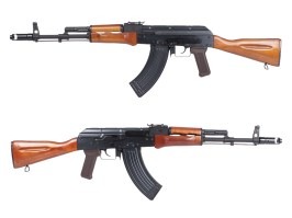 Pușcă airsoft AK 74 PMC GBB, full metal, blowback - lemn adevărat [WE]