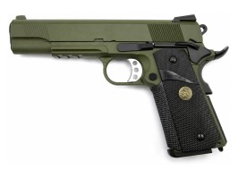 Airsoft pistol M.E.U. SOC RAIL- OD, fullmetal, blowback [WE]