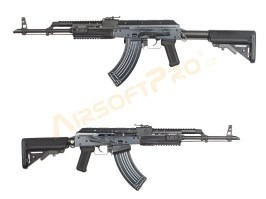 Pușcă airsoft AK PMC GBB - full metal, blowback - negru [WE]