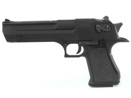 Pistol airsoft DE .50AE GBB, glisieră metalică, blowback - negru [WE]