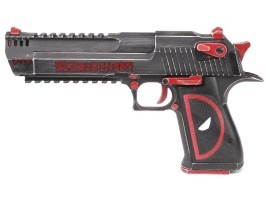 Airsoft pistol Desert Eagle L6 .50AE Dead Pool versiune, glisieră metalică, GBB blowback [WE]