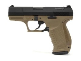 Pistol airsoft E99 - Metal, gaz blowback - TAN [WE]