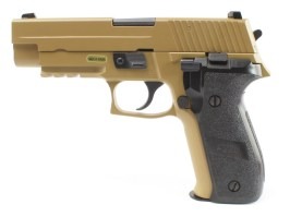 Pistol airsoft F226 (P226) MK25 TAN - Metal, blowback [WE]