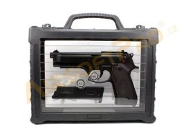 Airsoft pistol M92 Gen2, negru , celokov, AUTO blowback, LED BOX [WE]