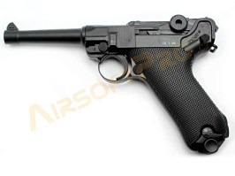 Pistol airsoft P08 Full Metal CO2 - versiune 4 inch, blowback [KWC]