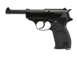 Pistol airsoft P38 - metal, gaz blowback - negru [WE]