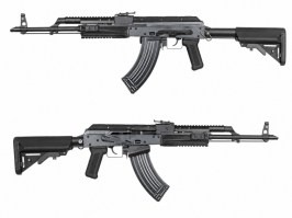 Pușcă airsoft AK PMC GBB - full metal, blowback - negru [WE]