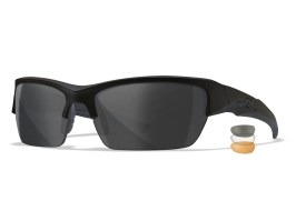 Ochelari negri VALOR 2.5 - clar, fum, rugină ușoară [WileyX]