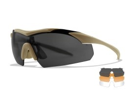 VAPOR 2.5 Ochelari TAN - clar, fum, rugină ușoară [WileyX]