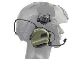 Tactical helmet headset with Microphone HD-10 Gen. 5 - Olive [WoSport]